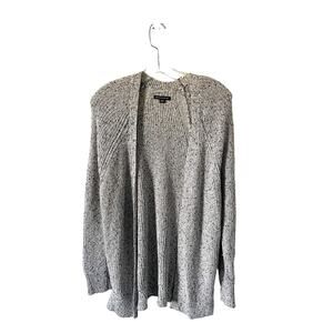 American Eagle Outfitters Rope Long Cardigan Sweater Black White Size Medium